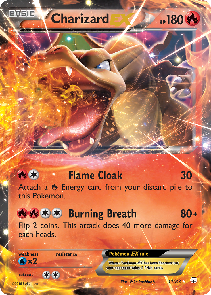 Charizard EX (11/83) [XY: Generations] | North Valley Games