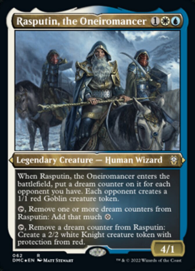 Rasputin, the Oneiromancer (Foil Etched) [Dominaria United Commander] | North Valley Games