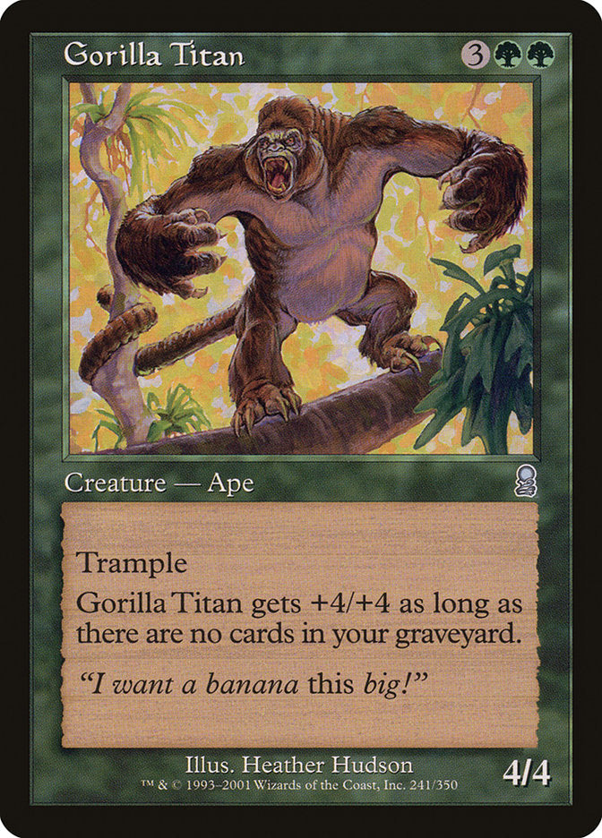 Gorilla Titan [Odyssey] | North Valley Games