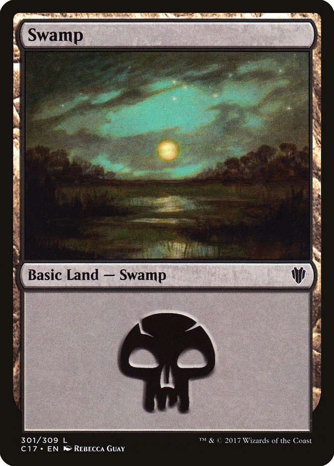Swamp (301) [Commander 2017] | North Valley Games