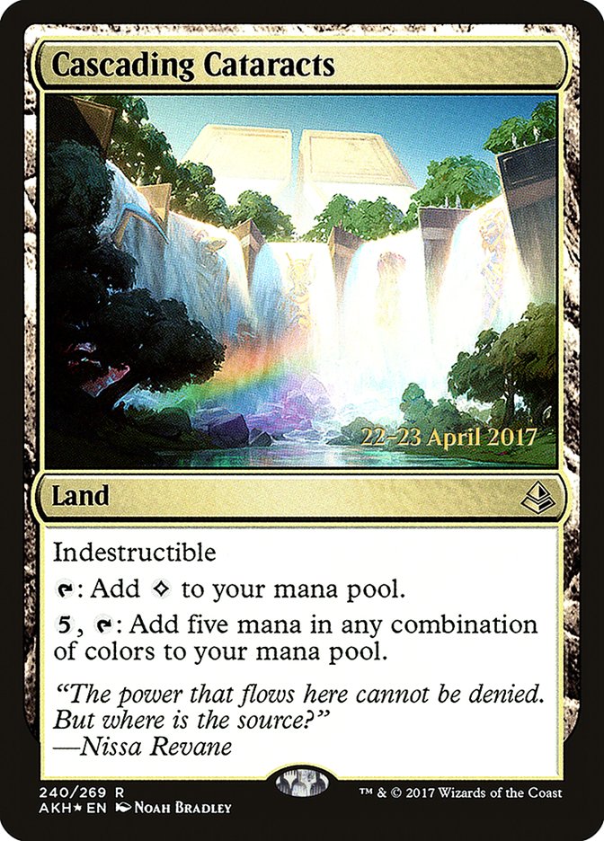 Cascading Cataracts [Amonkhet Prerelease Promos] | North Valley Games