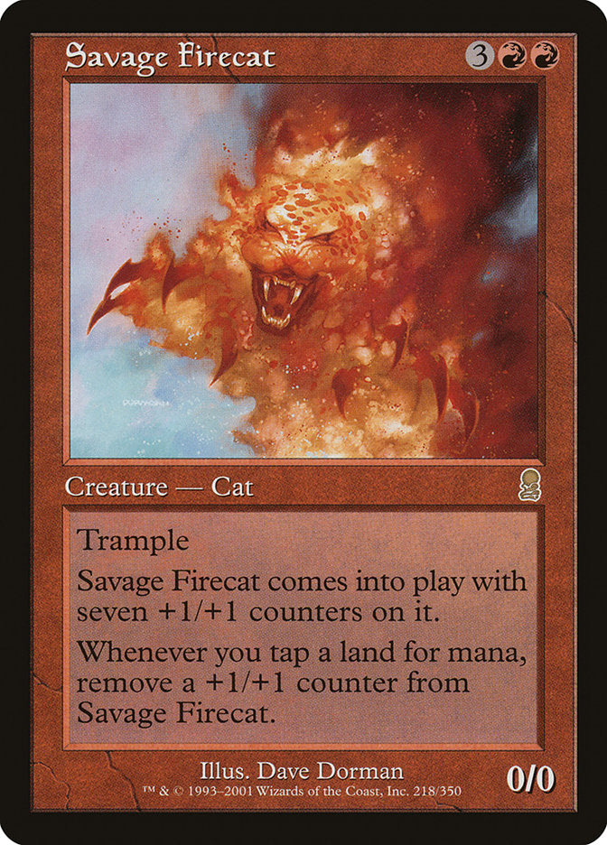 Savage Firecat [Odyssey] | North Valley Games
