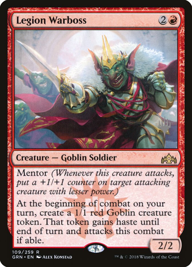 Legion Warboss (Promo Pack) [Guilds of Ravnica Promos] | North Valley Games
