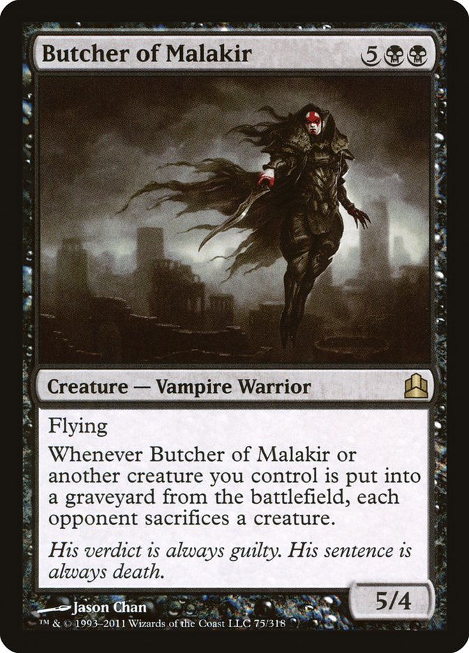 Butcher of Malakir [Commander 2011] | North Valley Games