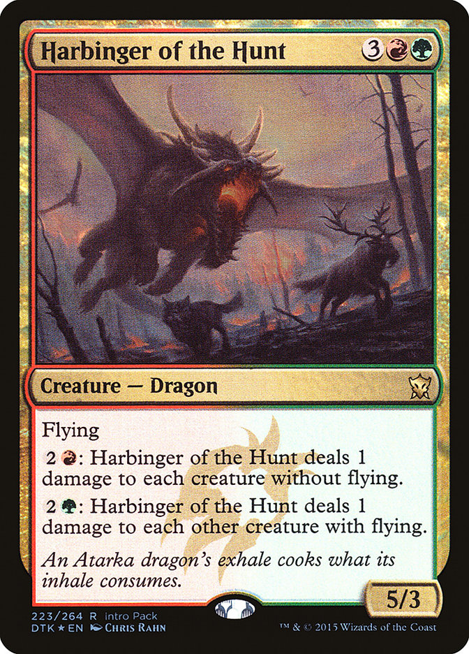 Harbinger of the Hunt (Intro Pack) [Dragons of Tarkir Promos] | North Valley Games