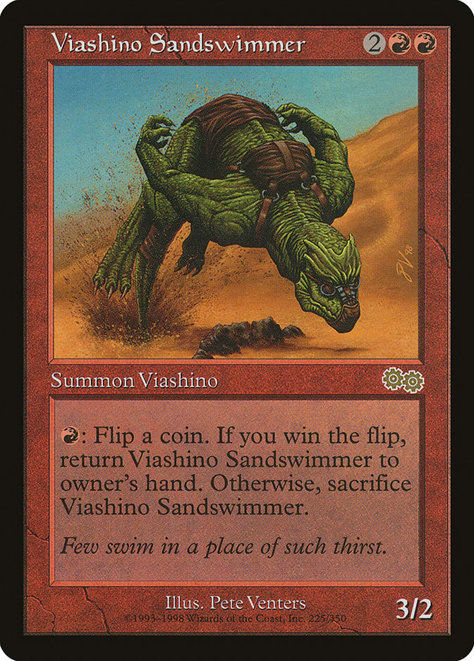 Viashino Sandswimmer [Urza's Saga] | North Valley Games