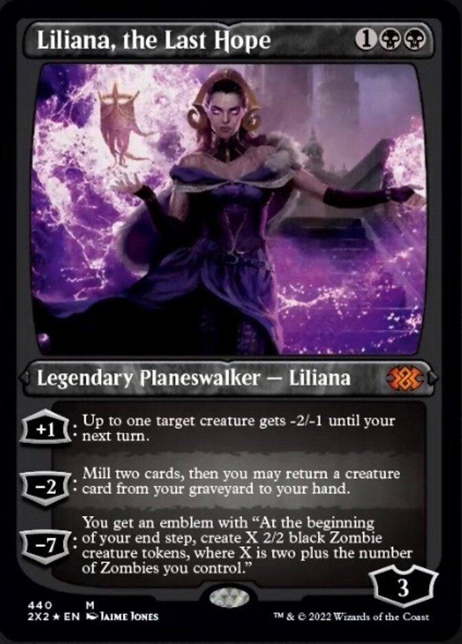 Liliana, the Last Hope (Foil Etched) [Double Masters 2022] | North Valley Games