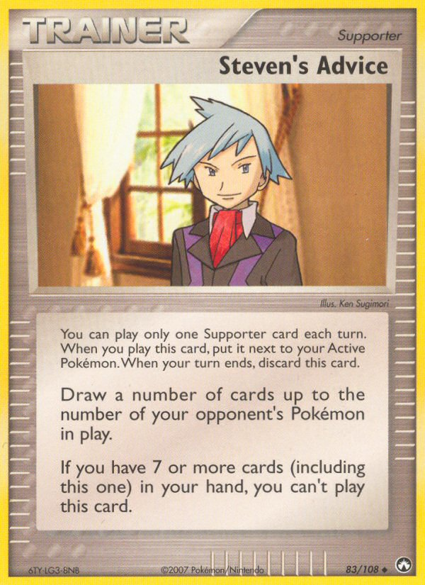 Steven's Advice (83/108) [EX: Power Keepers] | North Valley Games