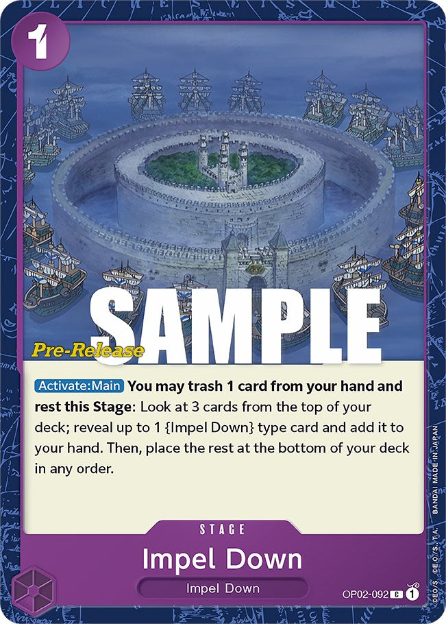 Impel Down [Paramount War Pre-Release Cards] | North Valley Games