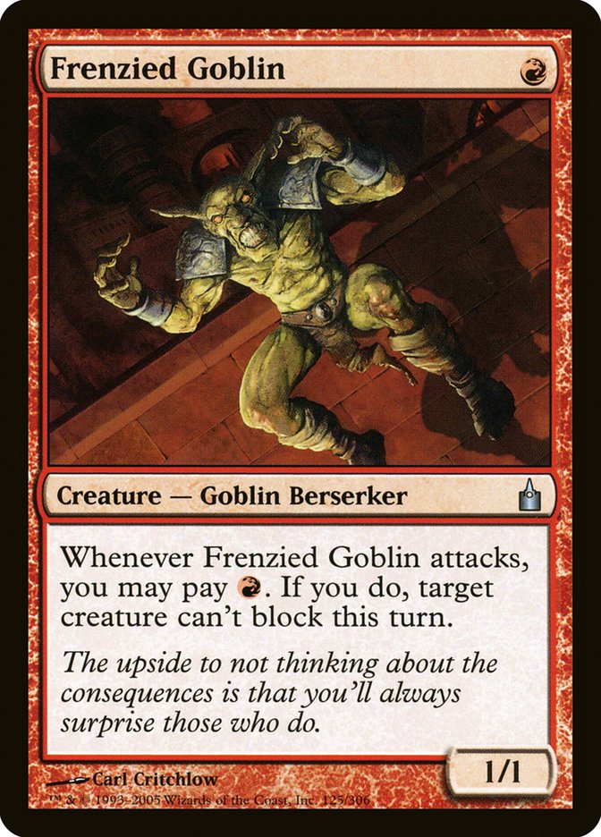 Frenzied Goblin [Ravnica: City of Guilds] | North Valley Games
