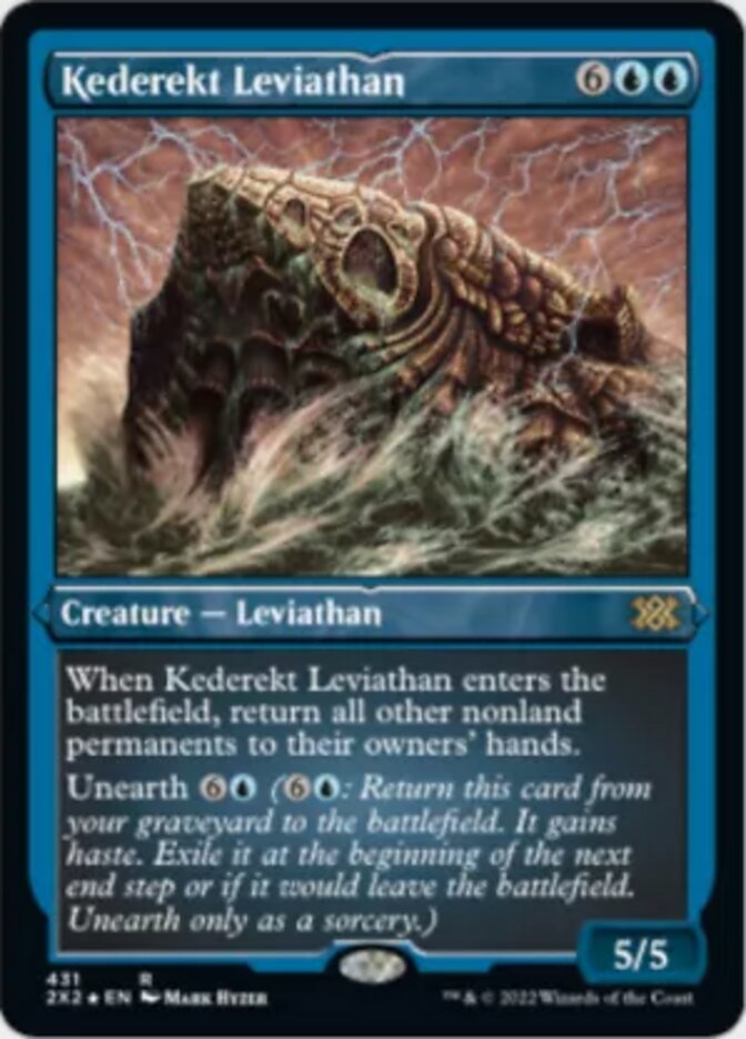 Kederekt Leviathan (Foil Etched) [Double Masters 2022] | North Valley Games