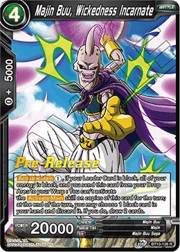 Majin Buu, Wickedness Incarnate (BT10-126) [Rise of the Unison Warrior Prerelease Promos] | North Valley Games