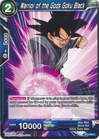 Warrior of the Gods Goku Black (BT2-055) [Union Force] | North Valley Games