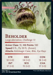 Beholder Art Card [Dungeons & Dragons: Adventures in the Forgotten Realms Art Series] | North Valley Games