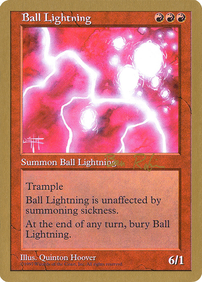 Ball Lightning (Ben Rubin) [World Championship Decks 1998] | North Valley Games