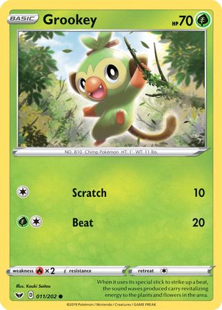 Grookey (011/202) (Premium Collection) [Sword & Shield: Base Set] | North Valley Games