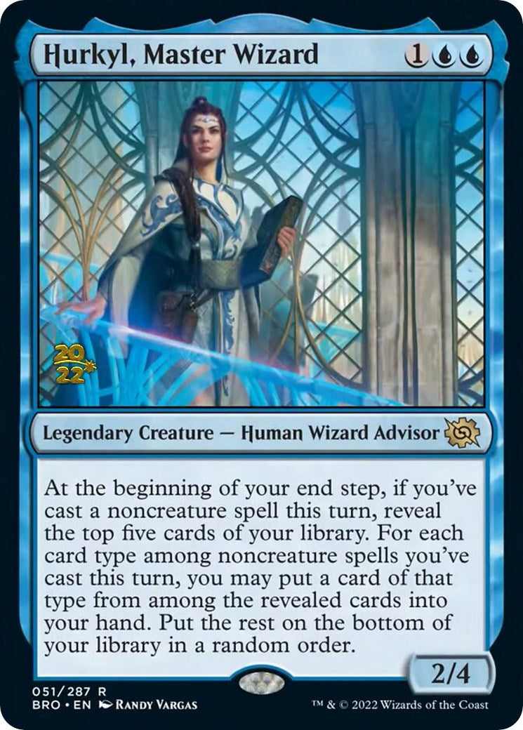 Hurkyl, Master Wizard [The Brothers' War Prerelease Promos] | North Valley Games