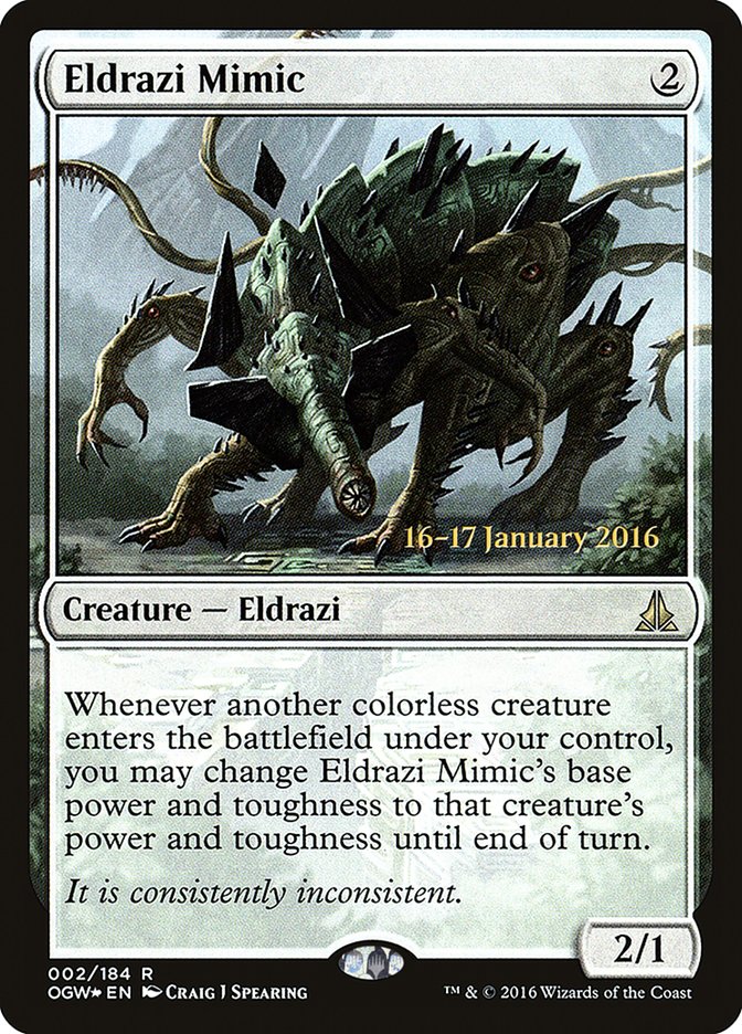 Eldrazi Mimic [Oath of the Gatewatch Prerelease Promos] | North Valley Games