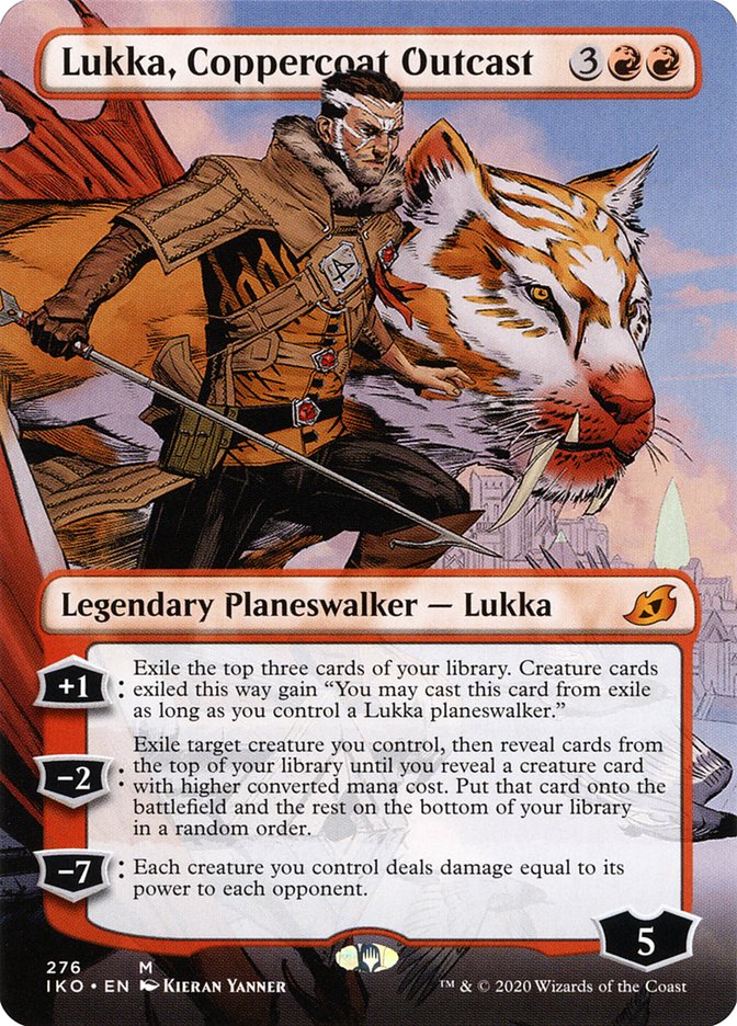 Lukka, Coppercoat Outcast (Borderless) [Ikoria: Lair of Behemoths] | North Valley Games