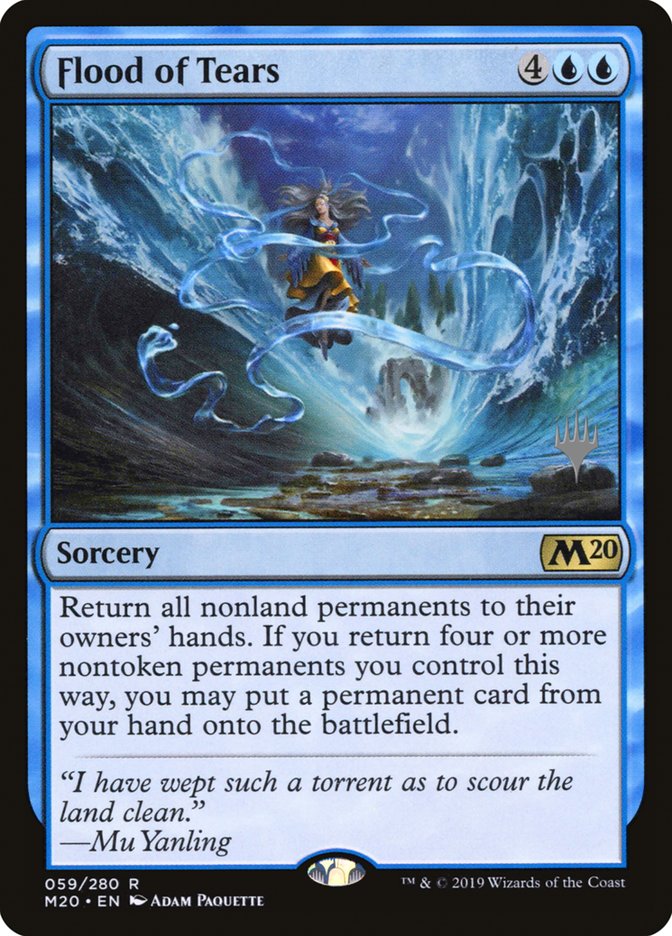Flood of Tears (Promo Pack) [Core Set 2020 Promos] | North Valley Games