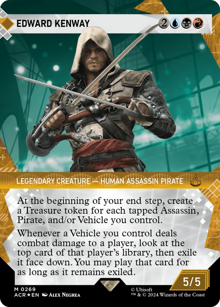Edward Kenway (Showcase) (Textured Foil) [Assassin's Creed] | North Valley Games