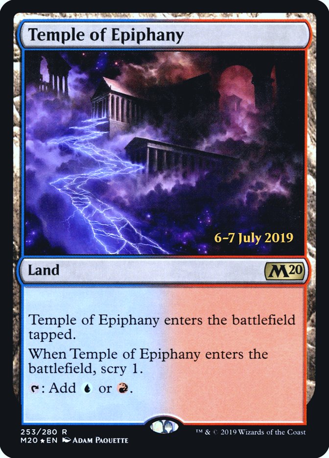 Temple of Epiphany [Core Set 2020 Prerelease Promos] | North Valley Games