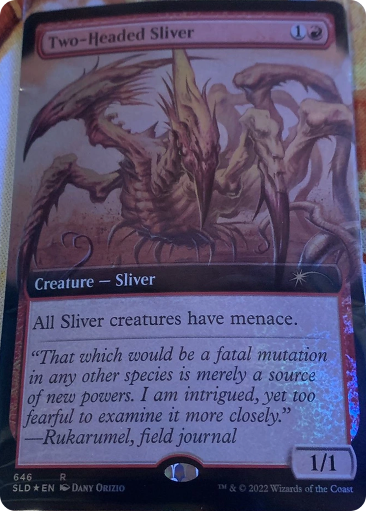 Two-Headed Sliver (Extended Art) [Secret Lair Drop Promos] | North Valley Games