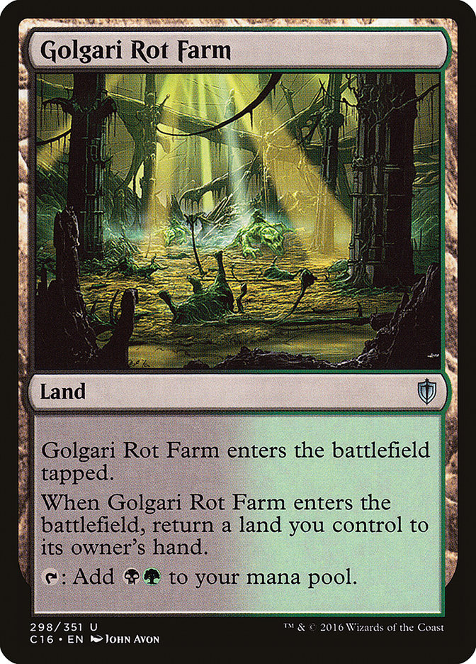 Golgari Rot Farm [Commander 2016] | North Valley Games