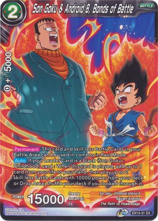 Son Goku & Android 8, Bonds of Battle (EX13-31) [Special Anniversary Set 2020] | North Valley Games