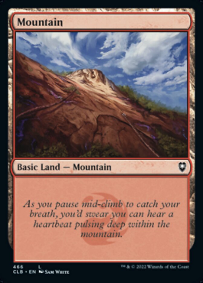 Mountain (466) [Commander Legends: Battle for Baldur's Gate] | North Valley Games