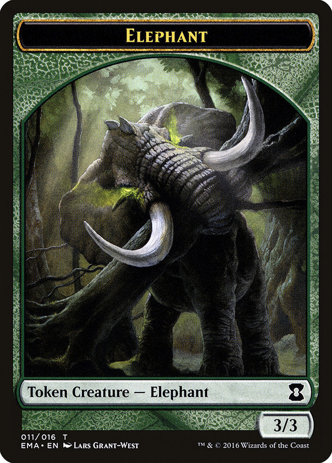 Elephant Token [Eternal Masters Tokens] | North Valley Games