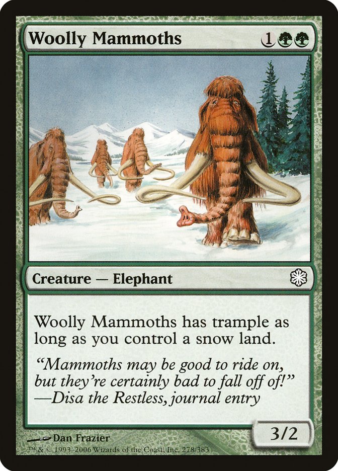 Woolly Mammoths [Coldsnap Theme Decks] | North Valley Games