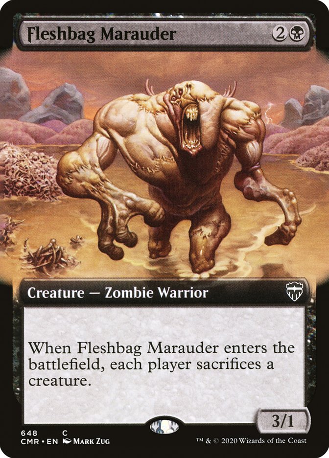 Fleshbag Marauder (Extended Art) [Commander Legends] | North Valley Games