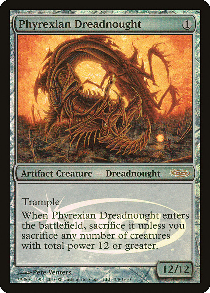 Phyrexian Dreadnought [Judge Gift Cards 2010] | North Valley Games