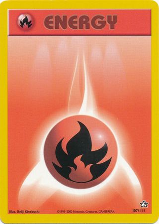 Fire Energy (107/111) [Neo Genesis Unlimited] | North Valley Games