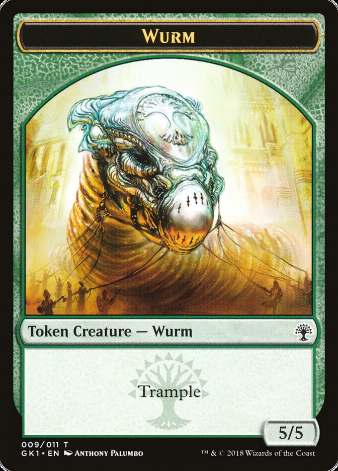 Wurm // Saproling Double-Sided Token [Guilds of Ravnica Guild Kit Tokens] | North Valley Games