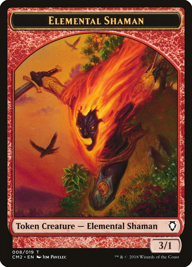 Elemental Shaman Token [Commander Anthology Volume II Tokens] | North Valley Games