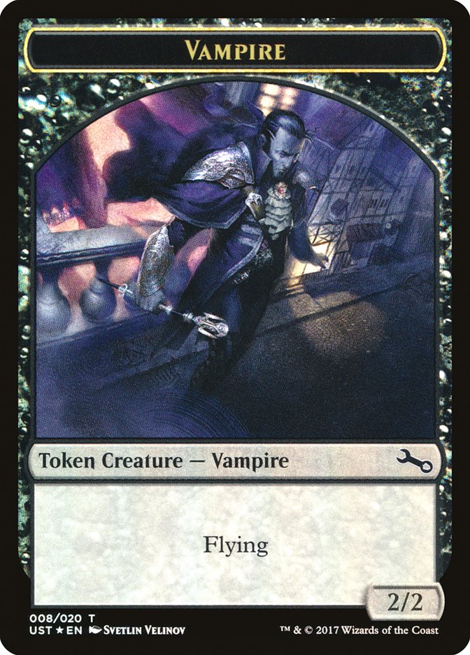 Vampire // Vampire Double-Sided Token [Unstable Tokens] | North Valley Games
