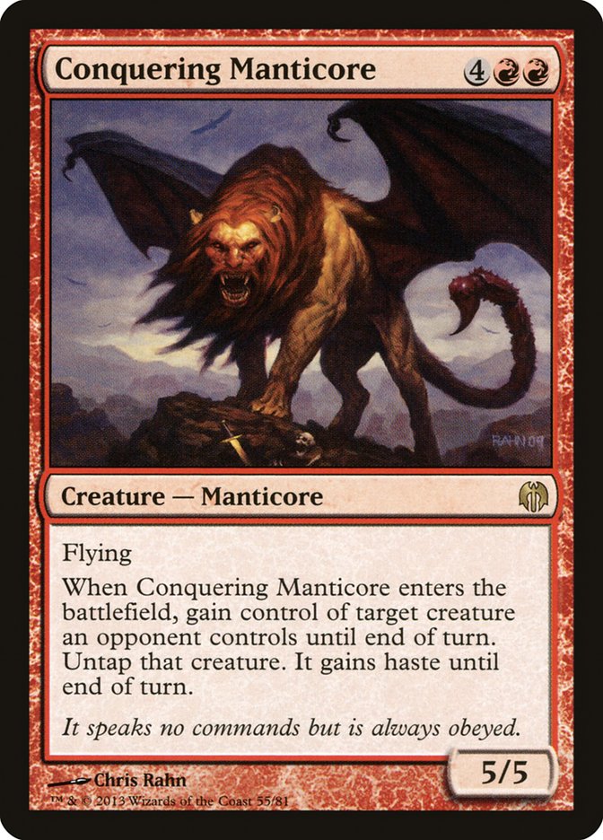 Conquering Manticore [Duel Decks: Heroes vs. Monsters] | North Valley Games