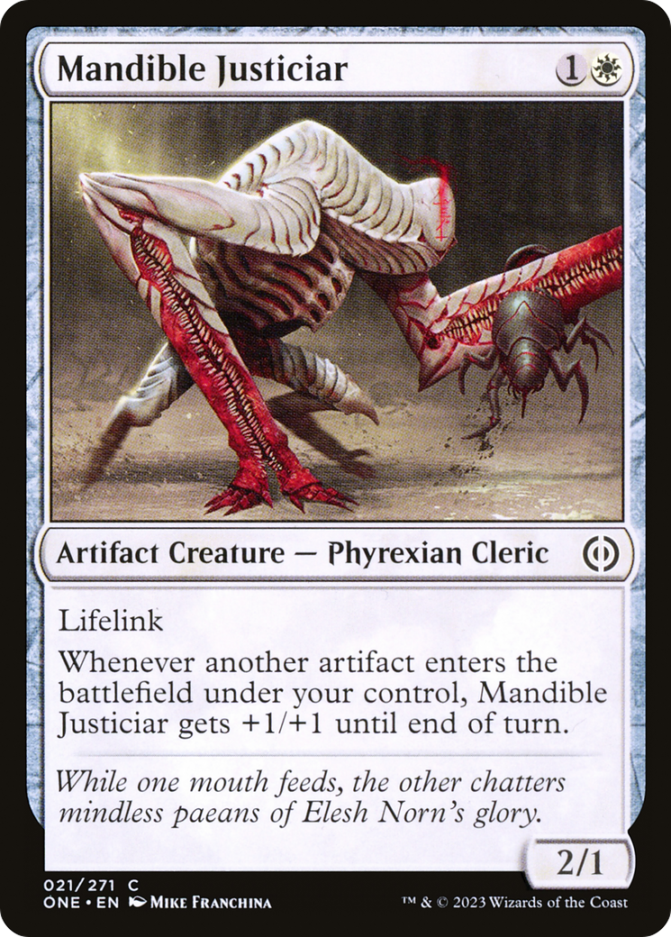 Mandible Justiciar [Phyrexia: All Will Be One] | North Valley Games
