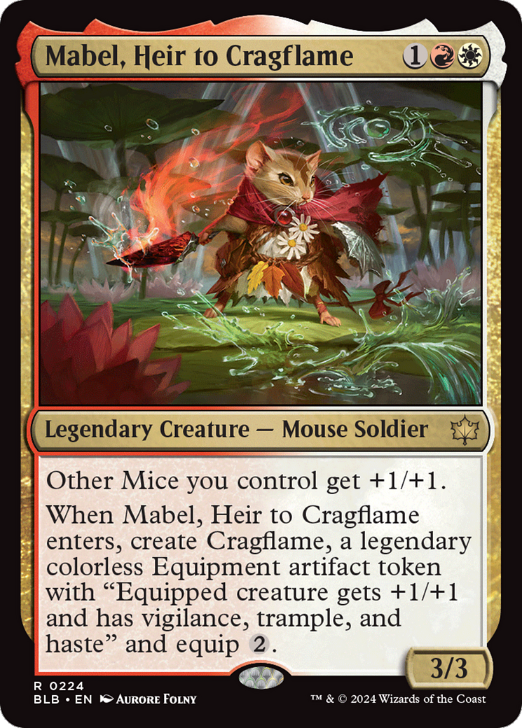 Mabel, Heir to Cragflame [Bloomburrow] | North Valley Games