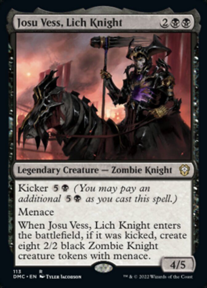Josu Vess, Lich Knight [Dominaria United Commander] | North Valley Games