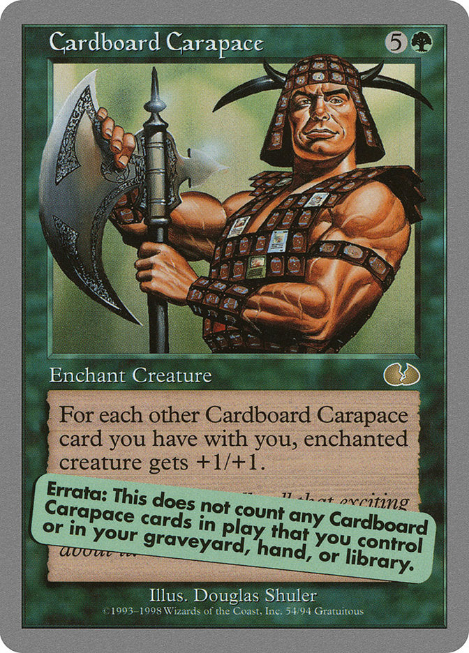 Cardboard Carapace [Unglued] | North Valley Games