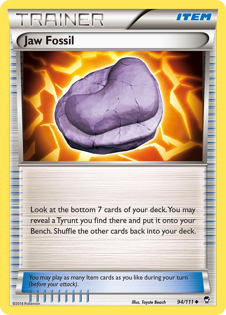 Jaw Fossil (94/111) [XY: Furious Fists] | North Valley Games