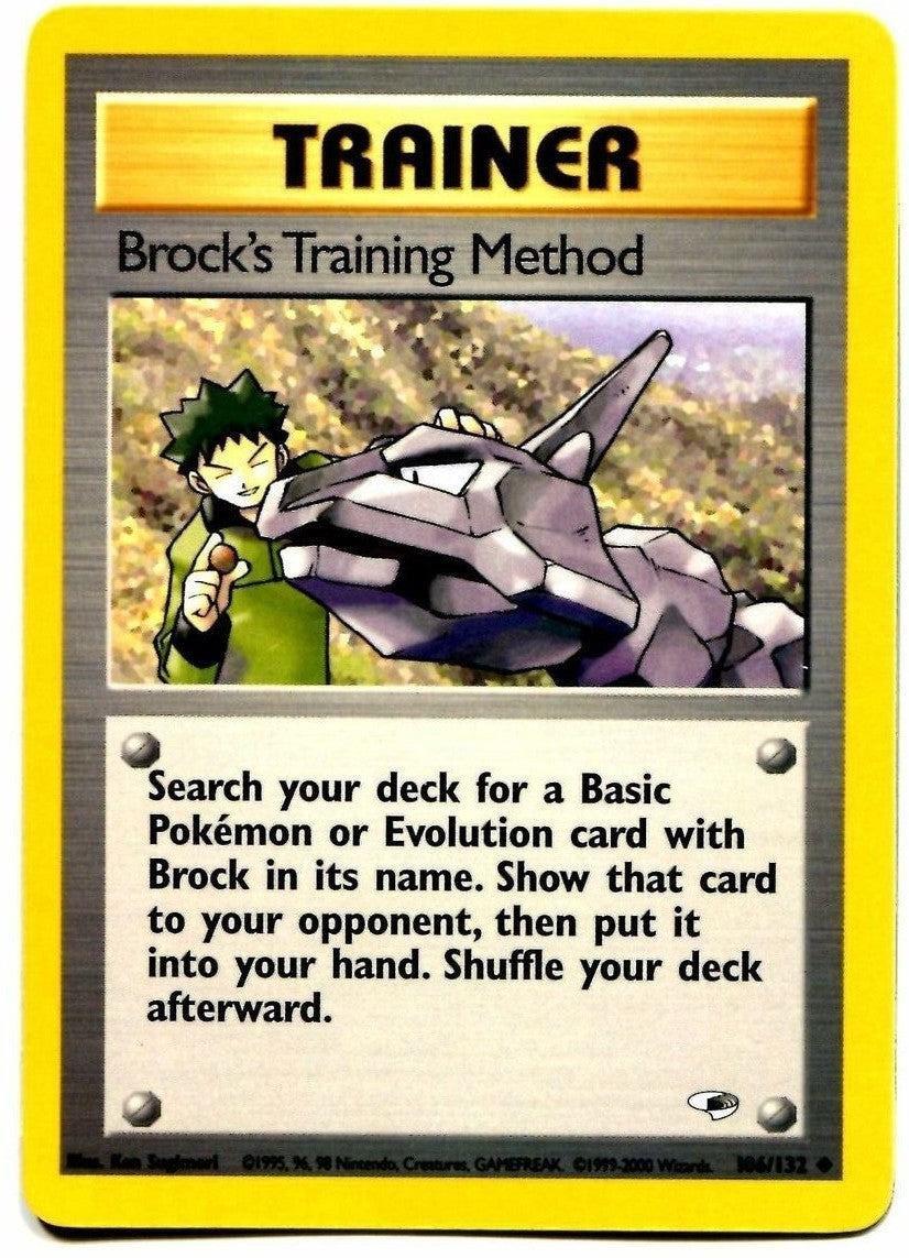 Brock's Training Method (106/132) [Gym Heroes Unlimited] | North Valley Games