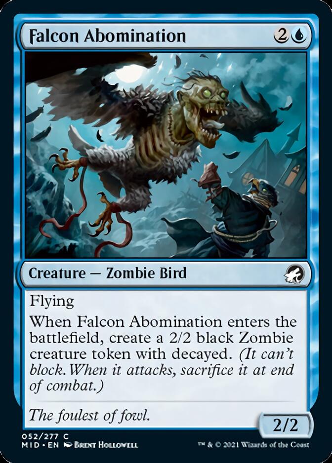 Falcon Abomination [Innistrad: Midnight Hunt] | North Valley Games