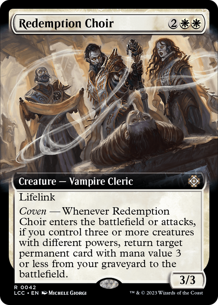 Redemption Choir (Extended Art) [The Lost Caverns of Ixalan Commander] | North Valley Games