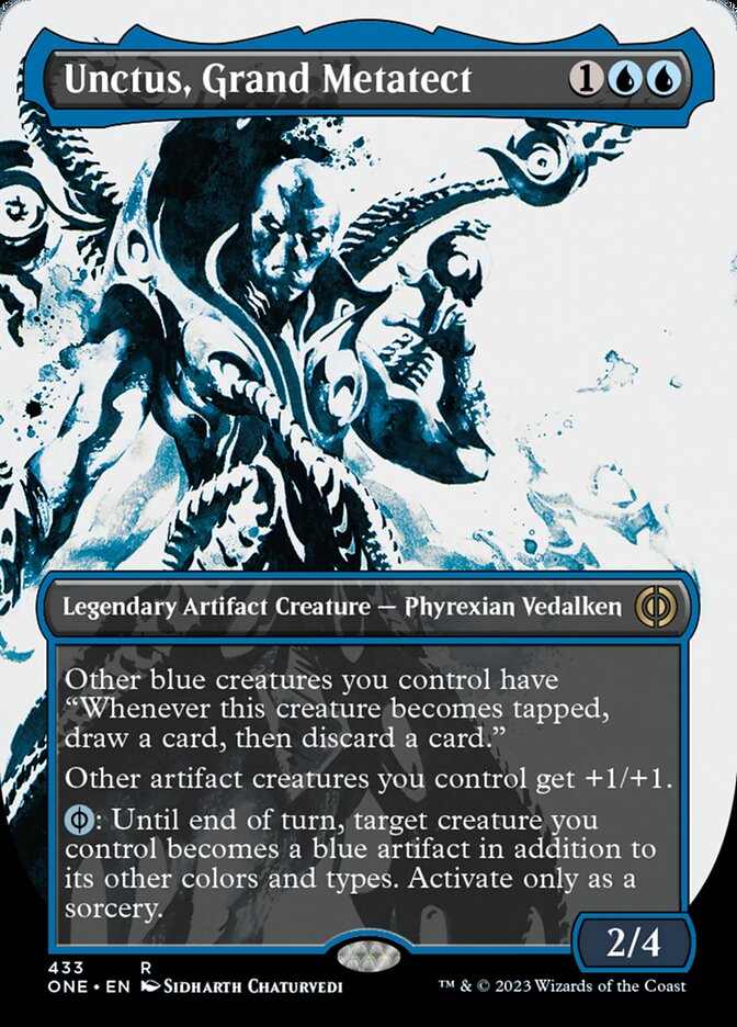 Unctus, Grand Metatect (Borderless Ichor Step-and-Compleat Foil) [Phyrexia: All Will Be One] | North Valley Games
