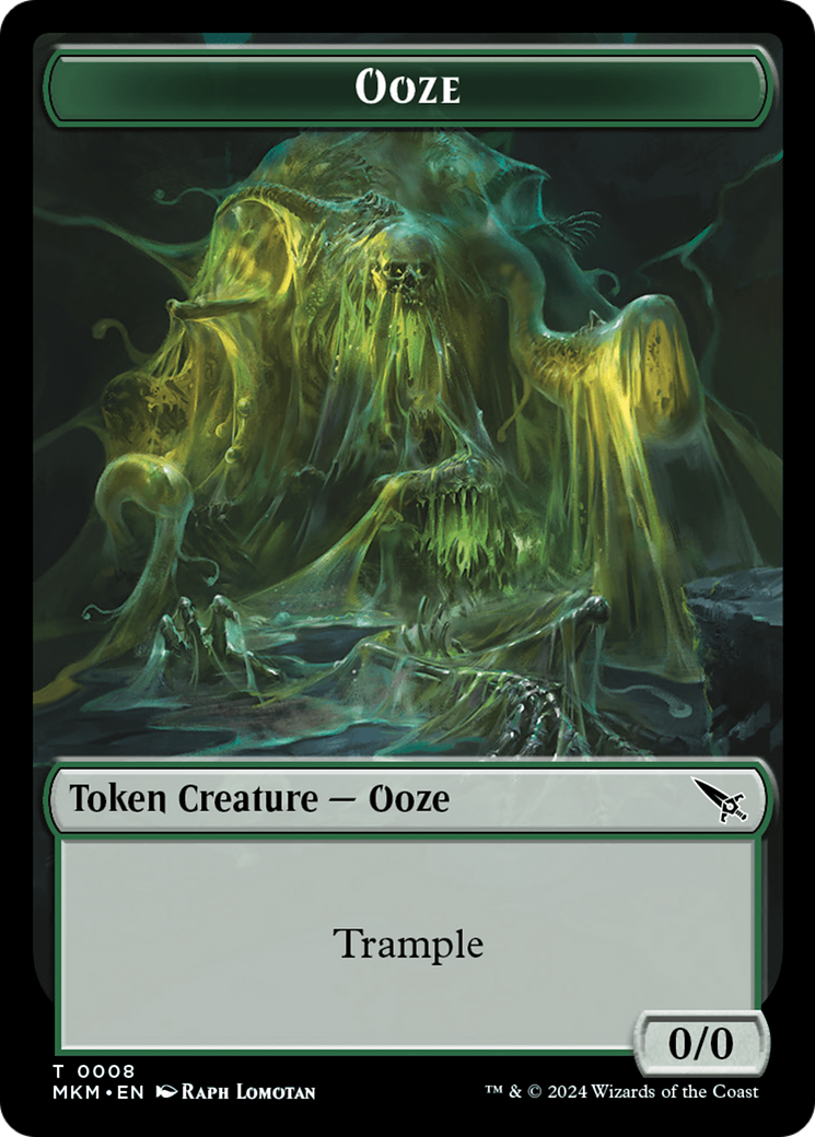 Thopter (0020) // Ooze Double-Sided Token [Murders at Karlov Manor Tokens] | North Valley Games