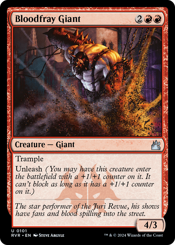 Bloodfray Giant [Ravnica Remastered] | North Valley Games